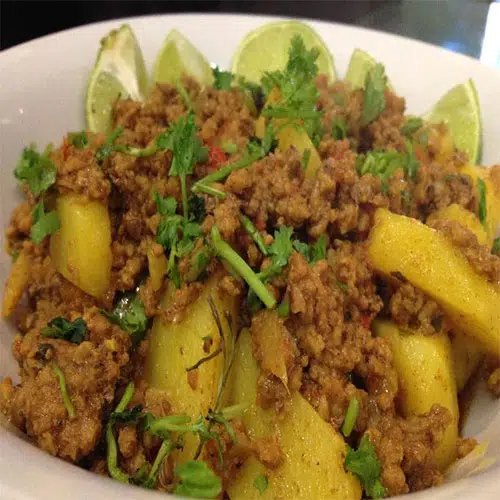 Aloo Beef Keema Daig