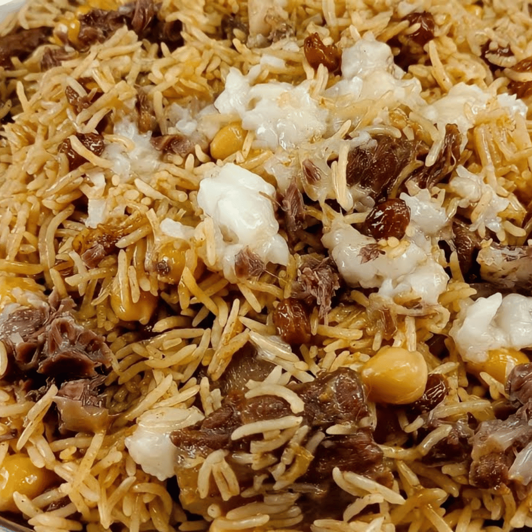 Beef Chana Pulao Daig
