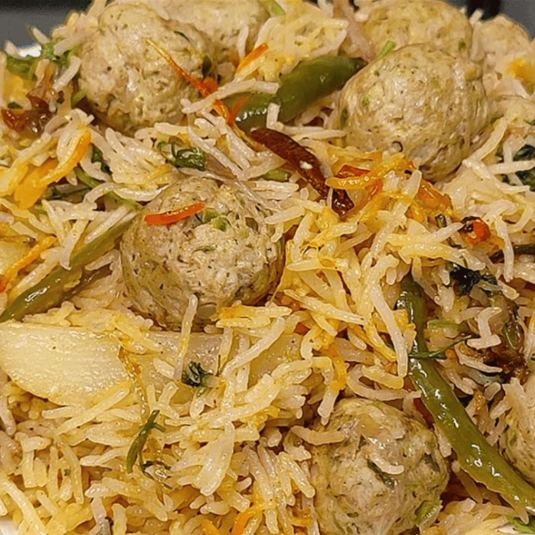 Chicken Kofta Pulao Daig
