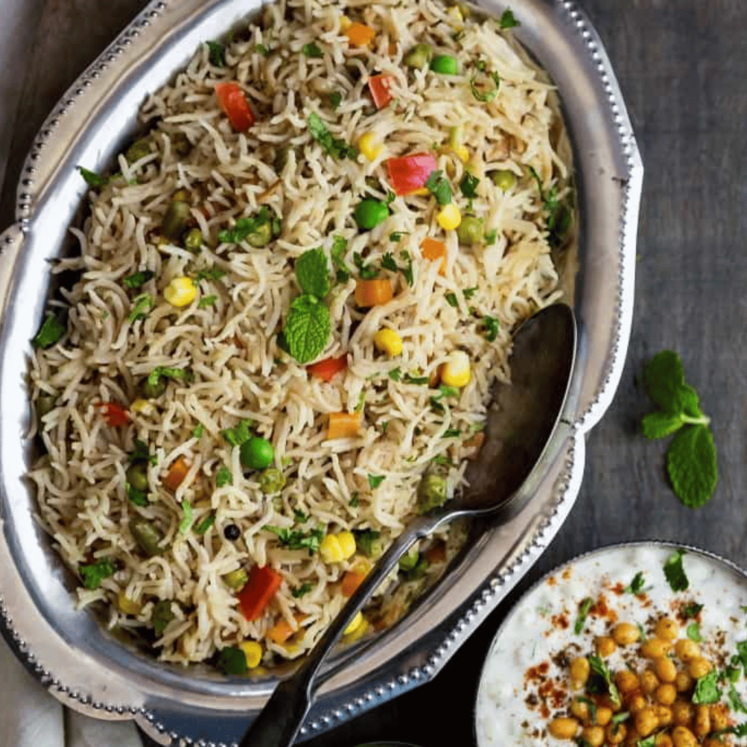 Simple Vegetable Pulao