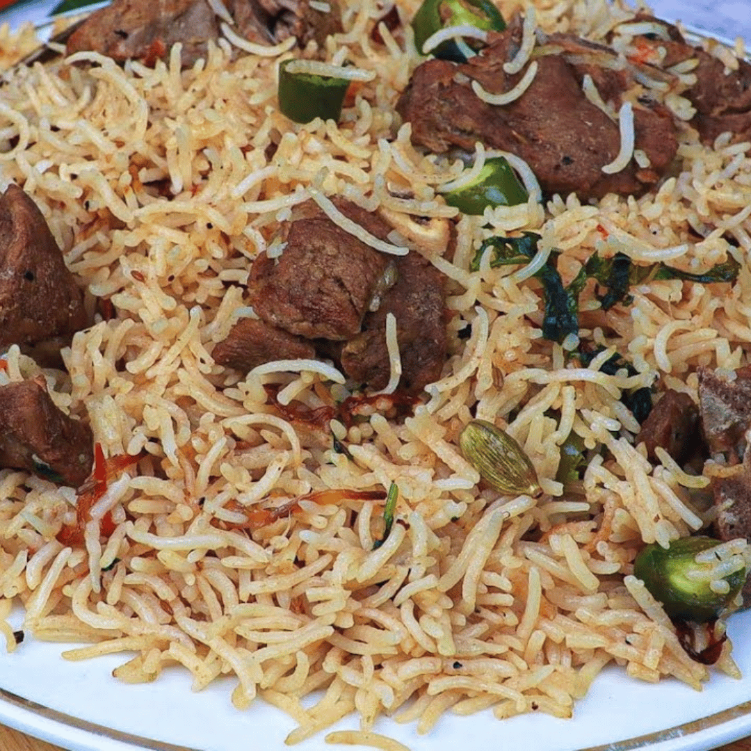 Beef Pulao Daig